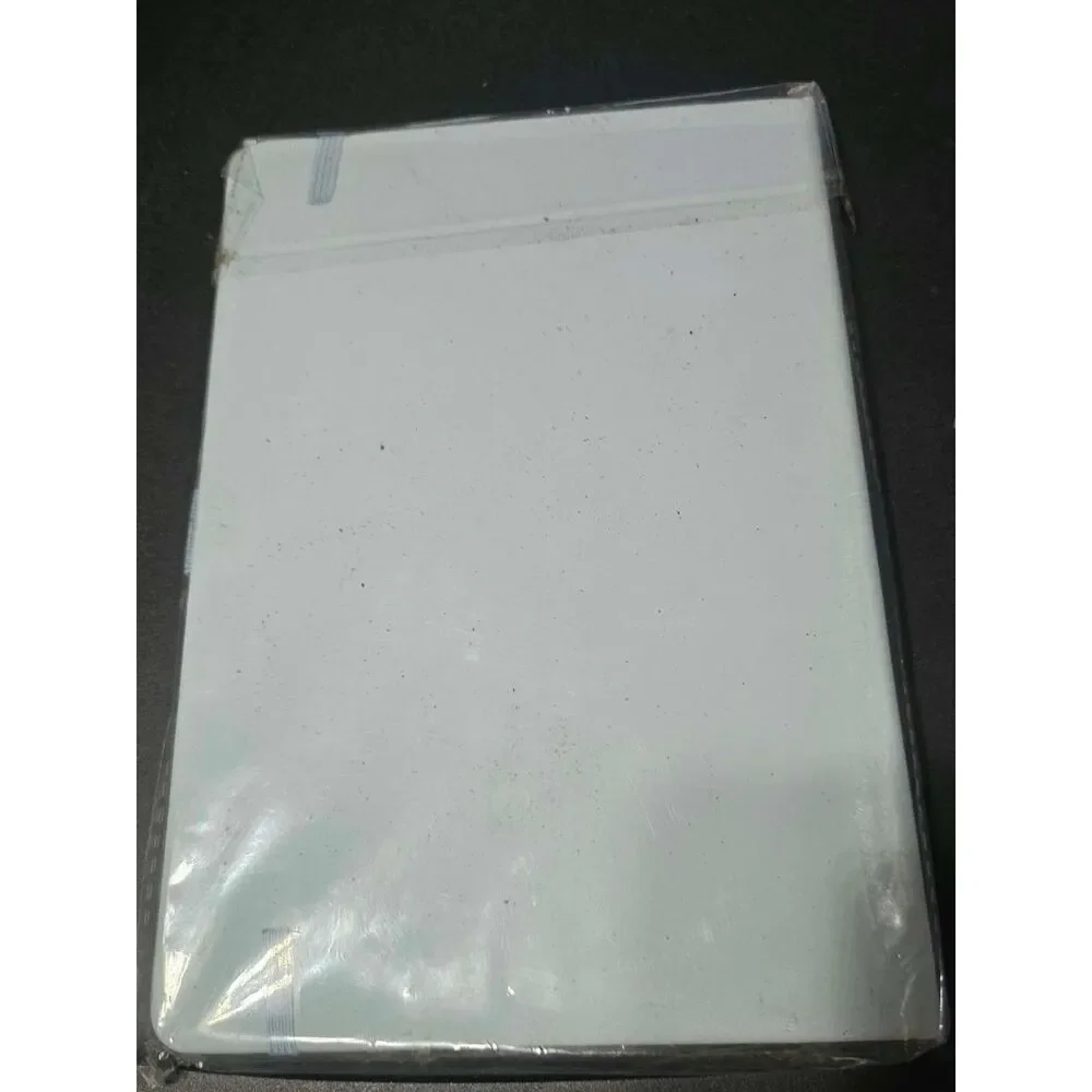 New Light Blue Faux Leather Journal Notebook Elastic Closure Pen Loop Sealed